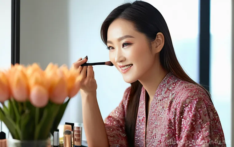 브러쉬 세척기 추천 제품 - **Prompt 1: The Realization of Dirty Brushes' Impact**
    A young Japanese woman in her late 20s, d...